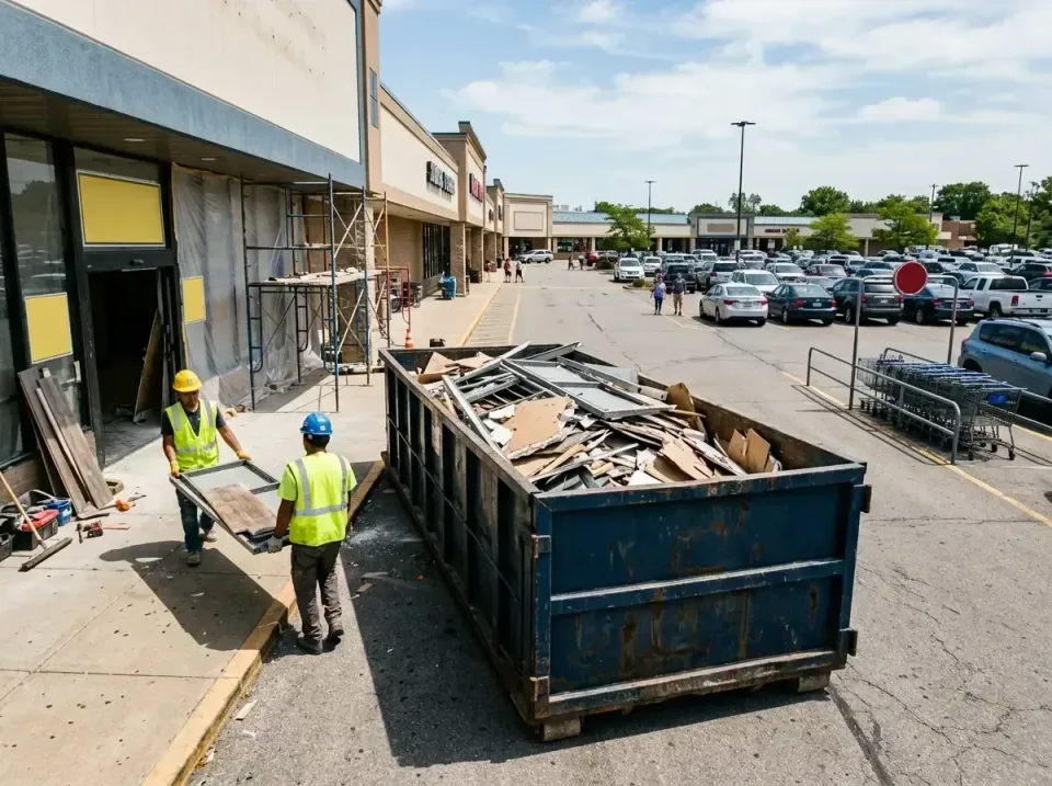 retail-store-renovation-debris-003 — frequently asked questions, Roll-off Dumpster Rentals in Regency at Monroe, NJ